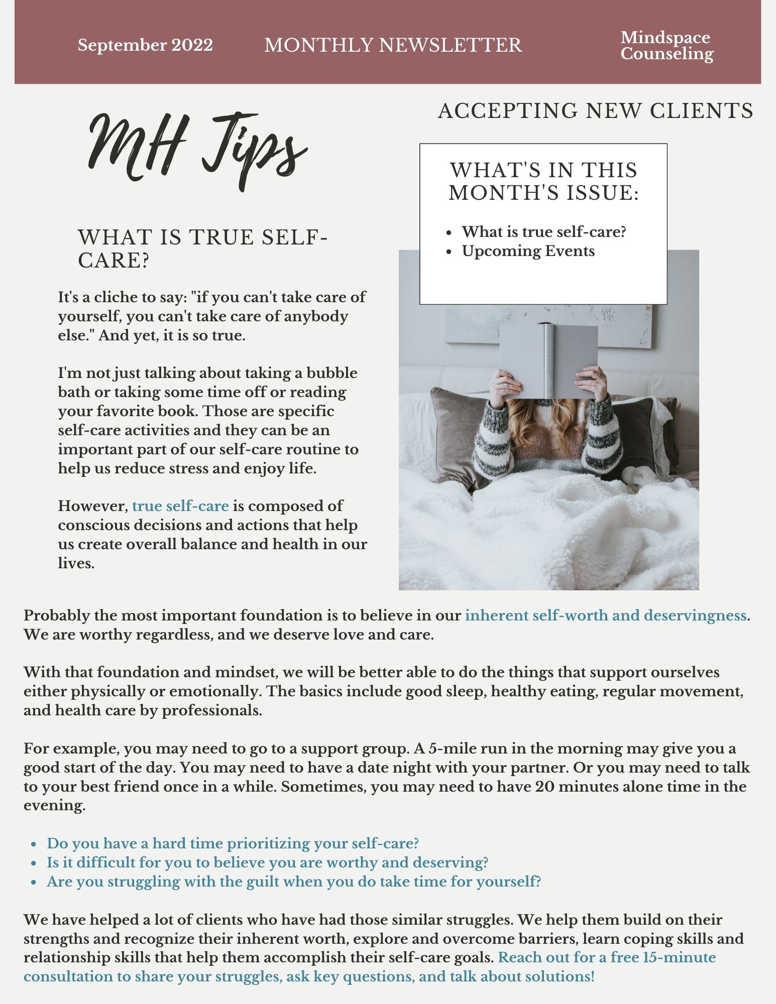 true self care. online therapy in NC to help you take better care of yourself and have more balance in your emotions and relationships.