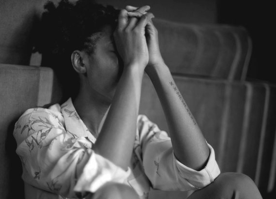 woman coping with PTSD from emotional abuse