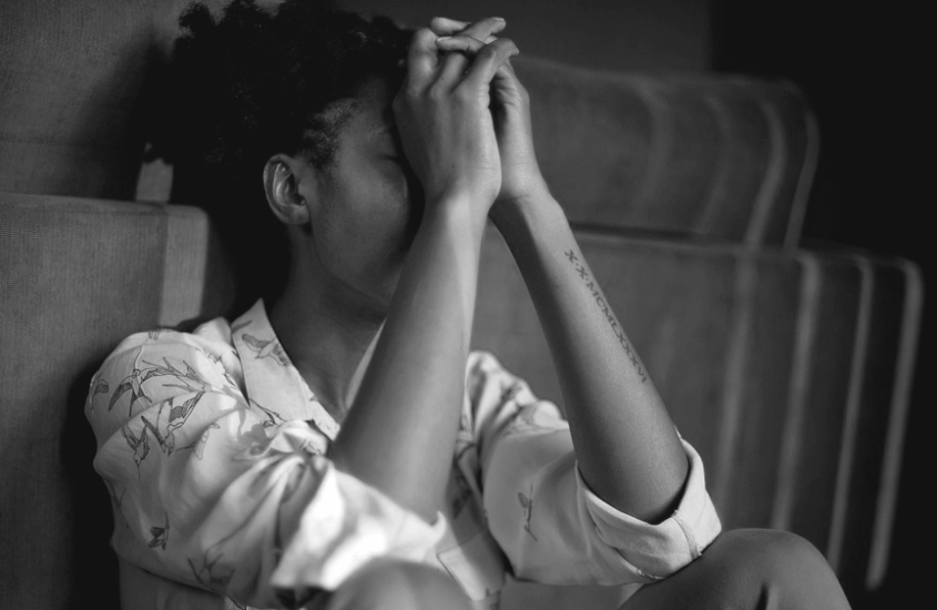 woman coping with PTSD from emotional abuse